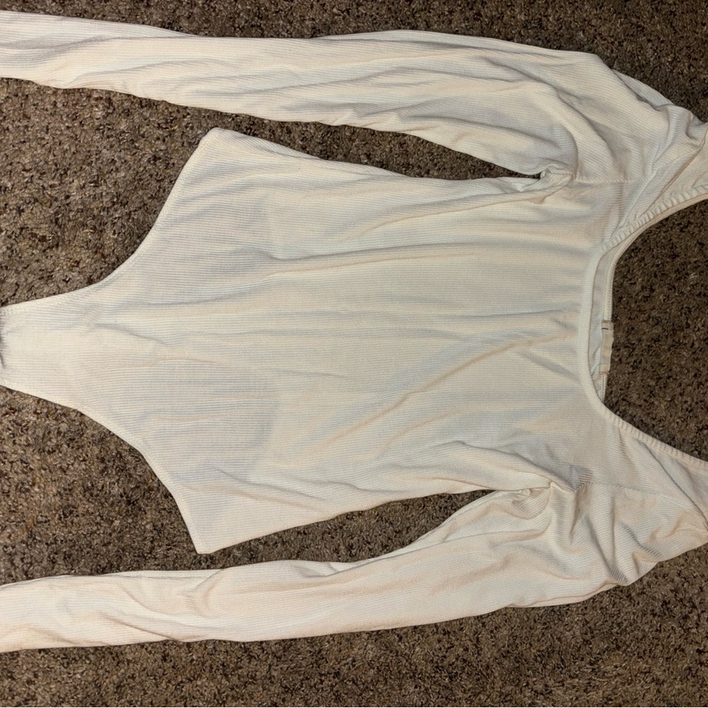 Altar’d State white long sleeve bodysuit